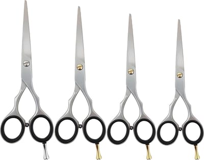 Guardian Beauty Scharenset - 5,5, 6, 6,5, en 7 Inch - Roestvrij Staal - Met Etui - Kappersgereedschap
