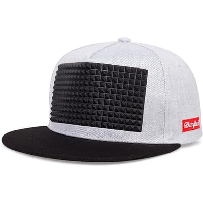 5 Kleuren Nieuwe Plastic Driehoek Honkbalpet Hoed Hip Hop Pet Platte Klep Pet Snapback Pet Petten Voor Mannen En Vrouwen 56-62cm black
