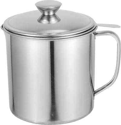 Dailygoods- Vetreservoir met zeef - Roestvrij Stalen