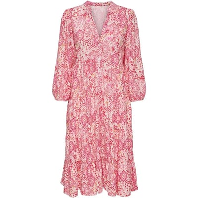 ONLY - ONLMILANA 7/8 DRESS WVN NOOS - Dames - Mini jurken