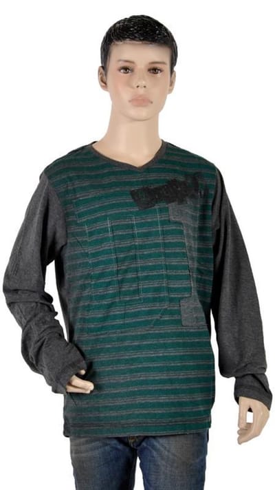 Kinder-T-shirt met lange mouwen Tirer K900 Groen