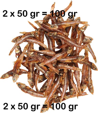 *Flamingo hapki kattensnack ** 2 x **- 100% tasty gedroogde visjes - glutenvrij - geen toegevoegde suiker - graan vrij - Natuurlijk 50 gr x 2 = 100 gr