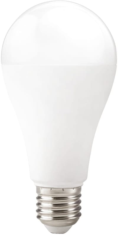 Kobi LED Lamp E27 15W - 1500lm - 4000K - 230V - Standaardvorm - Voor Functionele Verlichting op Werkplek of Garage