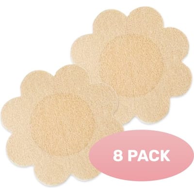 Soft & Silky Nipple covers - 8 stuks - Tepel - Plakkers - Stickers - Beschermer - Cover - Plak bh - Boob Tape