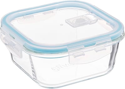 Lunchbox 5five 16 x 16 x 7,5 cm Kristal 800 ml