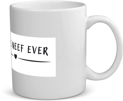 Beste neef ever Mok met opdruk - neef - cousin - leuk cadeau voor je neef - 350 ML inhoud