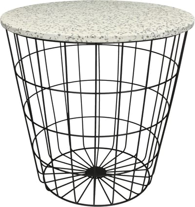 Table Terrazzo Metal Black