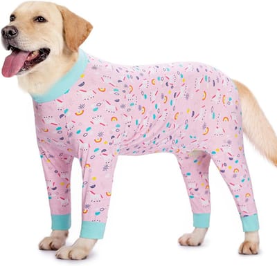 Honden Herstelpak - Hondenromper Chirurgie - Wondbescherming Huisdier - Ademend Elastisch Materiaal - 7XL - Roze