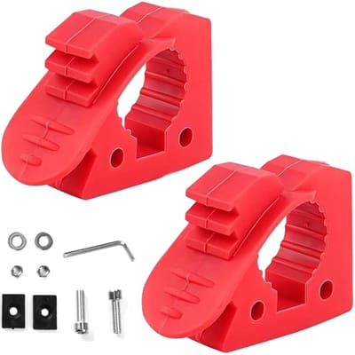 Dailygoods- Hovelhouder 2 Stuks - Snelontgrendelbare Rubber Klembevestiging - Bevestiging voor Schep/Bijl - Universeel voor Vrachtwagens/ATV's - Duurzaam Materiaal - Organisatie voor Garage - Gereedschapshouder