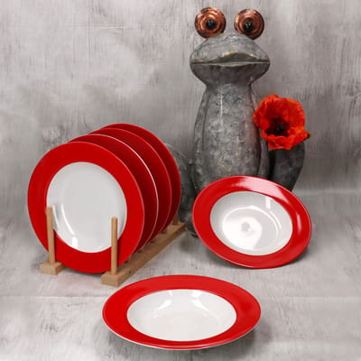 MamboCat 6-delige set variant soepborden ROOD