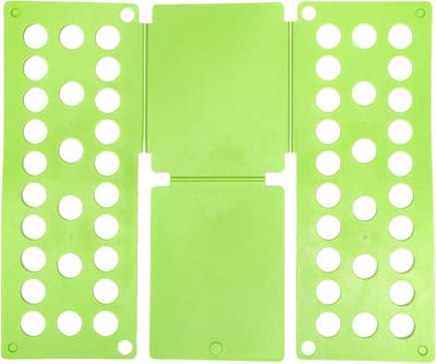 Kledingmap vouwplank - Vouwplank kleding - Kleding organiseren - Snel en uniform vouwen - 40x48cm - Groen
