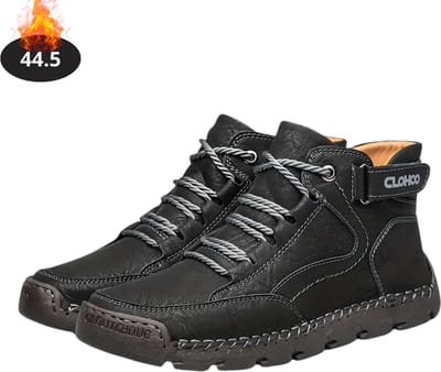 Livano Schoenen Heren - Hoge Sneakers - Comfortabel - Casual - Volwassen - Zwart - Maat 44.5