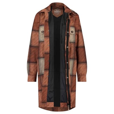 AGU Winter Oversized Rain Shirt Urban Outdoor Dames - Oranje - L