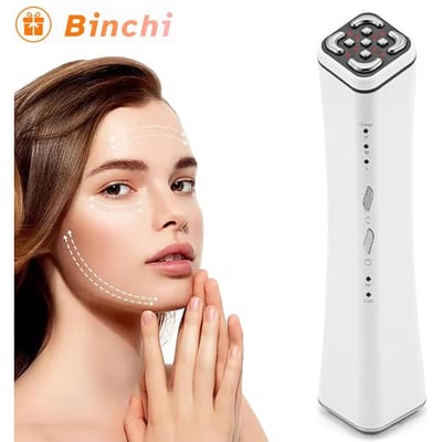 3-in-1 RF EMS Radiofrequentie Apparaat voor Lijnen Lifting Huidverjonging Strakker Microstroom Schoonheidsmachine Anti Rimpel Huidverzorging wit