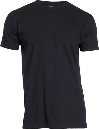 Garage 101 - Classic Fit 2-pack T-shirt ronde hals korte mouw zwart S 100% katoen