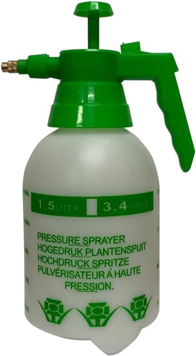Drukspuit - Tuinsproeier - Planten Verzorgen - Handaangedreven - 15 Liter - Groen en wit