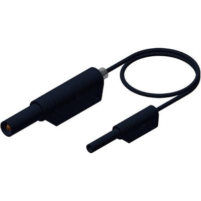 Hirschmann Test & Measurement MAL S WS 2-4 100/1 Veiligheidsmeetsnoer Banaanstekker 4 mm Banaanstekker 2 mm 1.00 m Zwart 1 stuk(s)