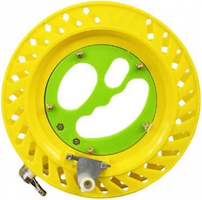 Vliegvissen Reel - Vismolen Vliegvissen - Vissen Op Zee - Lichtgewicht Aluminium - 200mm Spoel - Geel