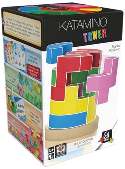 Puzzelspel torens bouwen met verschillende moeilijkheidsgraden