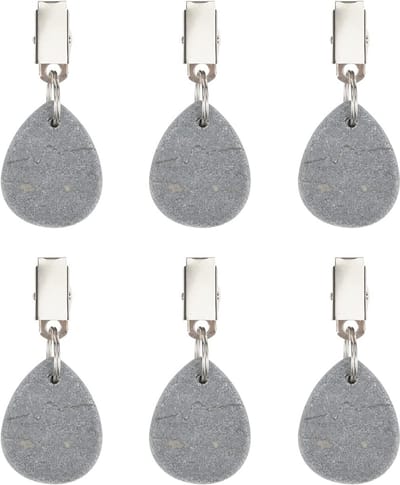 Tafelkleedgewichten voor buiten - 6 stuks zware klemmen voor tafelkleed en gordijn