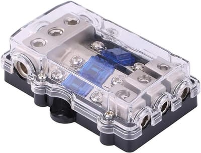 Auto Zekeringhouder - Audio Stroomverdeler - Bescherming Audio Systeem - Waterdicht Stofdicht Ontwerp - 21.5 x 16 x 4 cm