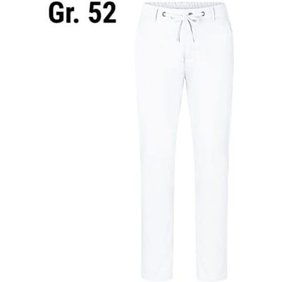 (6 stuks) KARLOWSKY Heren Modern Stretch Chino Broek - Wit - maat: 52