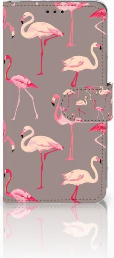 Samsung Galaxy S10 Telefoonhoesje met Pasjes Flamingo