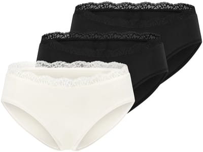 Schiesser Dames riosslip 3 pack Unique Cotton