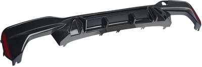 Achterdiffuser - Voor BMW G30/G38/F90 M Sport (2017-2020) - M5 Competitie Stijl - Carbon Look - Auto accessoires