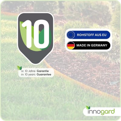 Innogard Boomring - Plantenring en Gazonrand - Cortenstaal - Bruin - Ø 93 cm, hoogte 24 cm