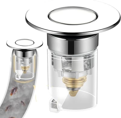 Haarvanger Afvoer - Verstoppingsstopper - Badkamer Netheid - Geurblokkerende Afdichting - 1.34-1.5 Inch - A