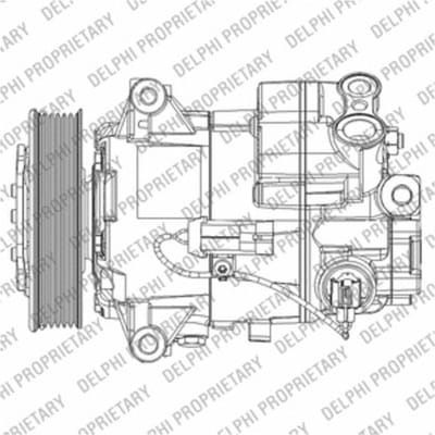 Compressor airconditioning DELPHI TSP0155949