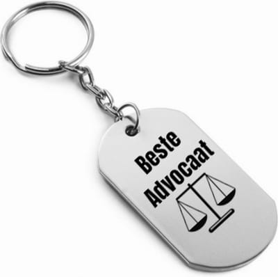 Akyol - Beste advocaat Sleutelhanger - Advocaat - Beste advocaat - Leuk kado voor iemand die advocaat is - 2,5 x 2,5 CM