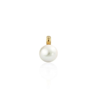 Luna-Pearls - 206.0184 - Hanger - Dames - 925er Zilver ve Roségouduld - Zoetwatercultuurparel Ming