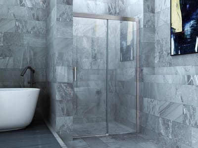 Ben Smooth Douchedeur - Schuifdeur 120x200 cm - Chroom - Veiligheidsglas
