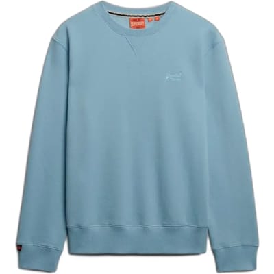 Superdry Essential Logo Crew Sweatshirt Blue Grootte: Xxl