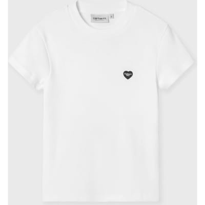 W' S/S Small Heart Patch Tee