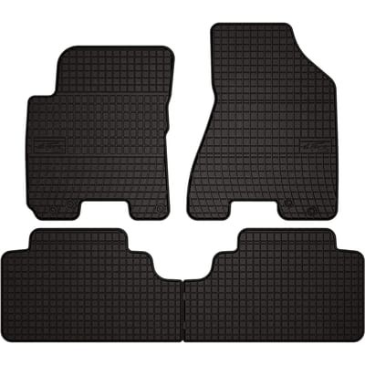 Wielganizator SolidPRO - Rubberen Automatten - Hyundai Tucson I SUV - 2004-2010 - Zwarte Pasvorm