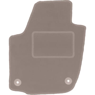 Beige bestuurdersmat voor: Skoda Roomster combivan (2006-2015)