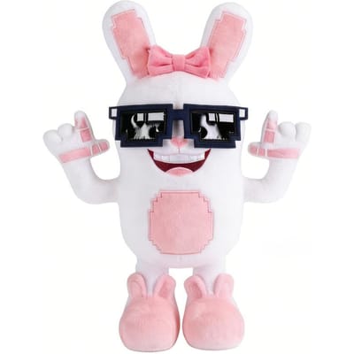 Nieuw op voorraad Boppin Bunny Sahur Steal A Brainrot Pluche Pop Schattige Anime Periferie Speelgoed Verjaardag Kerstcadeau white