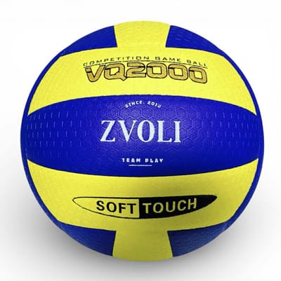 Volleybal – Soft Touch – Trainingsbal – Maat 5 - Beachvolleybal - Zaalvolleybal - Volleyballen - 280 g