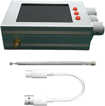 Draagbare Radio Ontvanger - Kortegolf Radio - Muziek Luisteren - 3.2 Inch LCD Scherm - 3000mAh Batterij - Zilver