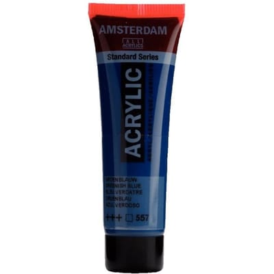 Verf - Acryl - 557 - Groen blauw - Amsterdam - 20ml