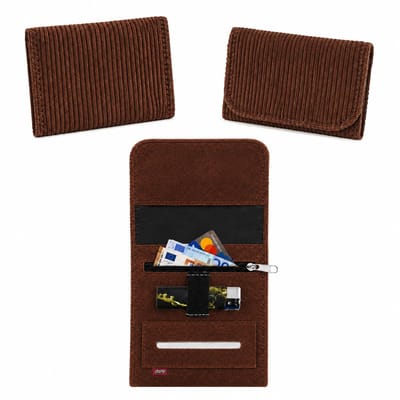 Champ Shag Etui - Tabak Etui - Ribstof - Medium - Bruin