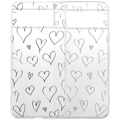 imoshion Hoesje - Geschikt voor Google Pixel 8 - Design hoesje verpakking - Hearts