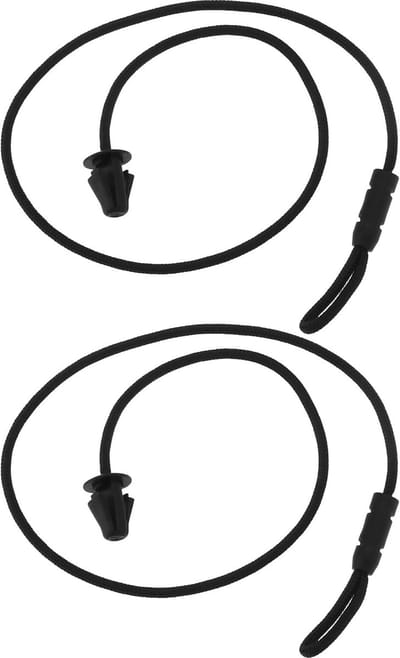 Dailygoods- Parcel Shelf String 42cm - 2x Snoeren - Zwart - OEM: 6430602031 - Geschikt voor Toyota Auris 2006-2012 - Duurzaam Polypropyleen - Trekkoord