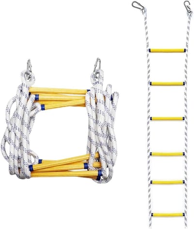 Veiligheidstouwladders - Noodladder Brandladder - Snelle Ontsnapping - Vlamvertragend Hars - 25 meter - Niet gespecificeerd