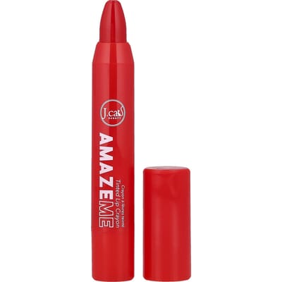 J.Cat Beauty, Amaz Me, Getinte Lip Crayon, AMC101 Altijd Onder de Indruk, 4g (0,14 oz) red