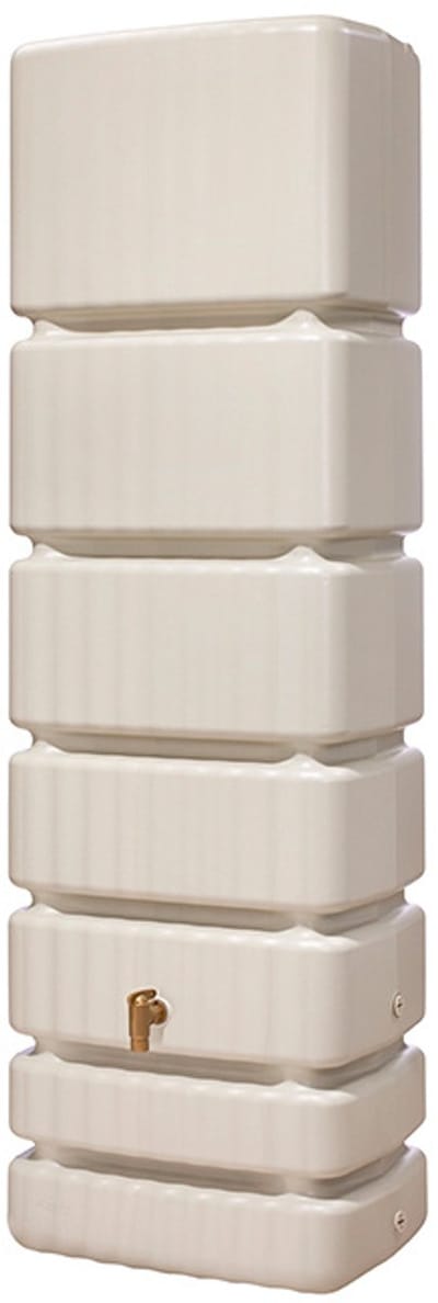 4Rain - Regenton Slim Beige 350 liter