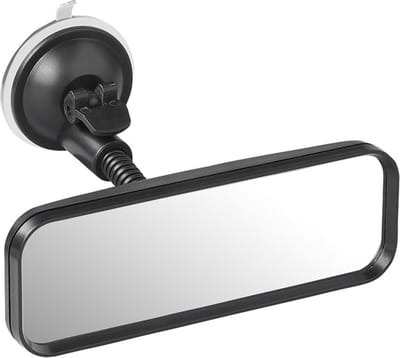 ProPlus Universele Achteruitkijkspiegel Binnenspiegel - 16.4 x 5.5 cm - Autospiegel - Interieurspiegel - Wijdehoekspiegel - Flexarm 4 cm - met Zuignap
